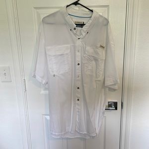 Magellan outdoors shirt, 3xl, mens, like new, white